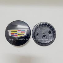 4pcs Car Wheel Center Hub Caps Cover Emblem for Cadillac Escalade CTS CT5 XT5 XTS XLR BLS SLS STS ATS Auto Tire OEM 9597375 gray