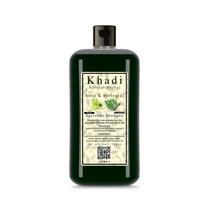 Khadi Natural Herbal Amla & Bhringraj Shampoo for Men Women 500ml black