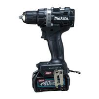 Makita belaidis suktuvas-gręžtuvas 40Vmax Su 2 baterijomis ir dėklu (Juoda) 2,5Ah, Baterijos, Įkroviklis, (DF002GRDXB) juoda