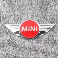 Mini priekinis ir galinis dangčio emblemos ženkliuko apdaila BMW Mini Cooper R55 R56 R50 R60 R61 Pakeičiamas logotipas Automobilio stiliaus aksesuarai tnrjc00 1pcs black