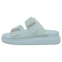 Alexander McQueen Hybrid Slides 'Powder Blue Silver' Women's 658063W4TM14711 37 pudra mėlyna spalva