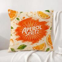 Brand Aperol Spritz Cushion Cover Natural Linen Pillowcase Set AllinOne Decor Cushion Cover for Sofa Bedroom Chair 30cmx30cm(12x12Inch)