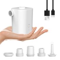 Electric Air Pump with 5 Nozzles USB Quick Air Pump with 2500mAh Battery for Inflator Deflator Pumps Inflatables Air balta
