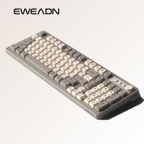 Qianxingzhe V1 Tri-Mode Mechanical Feel Silent Membrane Keyboard Grey White Backlight