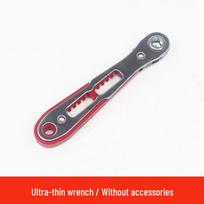 Ultra-Thin Mini Ratchet Wrench & Right-Angle Screwdriver for Tight Spaces gray