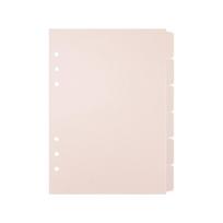 6 PCS 6 Ring Binder Divider 6 PCS Binder Index Dividers Planner Index Page Tabs  Home