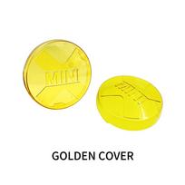 BMW MINI COOPER Rally Pagalbinio Žibinto Dangtelis Priekinio Buferio LED Automobilio Aksesuarai Auksinis Dangtelis Vidutinio Tinklo Traukiklis Golden Clear Cover yellow