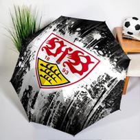 Vfb Fc Crest Printed Automatic Umbrella, 8-Frame for Travel, camping, Casual Umbrella, Essential Gift for  for family and friends