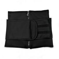 Women Waist Trainer Sauna Sweat Belt Body Shaper Tummy Control Zipper Waist Cincher S juoda
