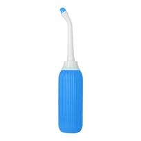 Pogimdyminis prausimosi buteliukas Daugiafunkcis Nešiojamas bidė purkštuvas Higieniniam valymui Raminanti pogimdyminė priežiūra 500ml Povandenės mėlyna white