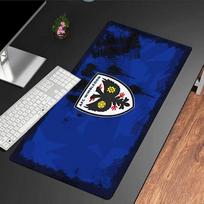 Afc Wimbledon Crest mouse pad, rubber base, esports desk mat, mouse pad for gamers and office use, gaming desk , easy to clean mat 30cmx60cm（11.8x23.6inch）