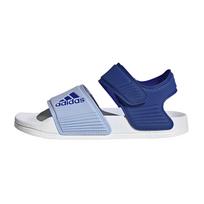 Adidas Adilette Slip Resistant Abrasion Resistant Sandal Blue White Kids' H06444 33 blue