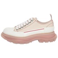 Alexander McQueen Tread Slick Low Lace Up Tea Rose White Women's 702042WHZ6D6898 36 white