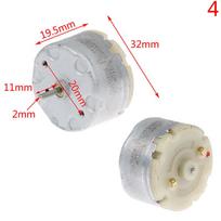 Rc500 variklis nuolatinės srovės 6V 9V 12V mikro 32 mm apvalaus veleno variklis, skirtas roboto šlavimo mašinai 4(RC500-17285)