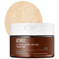Acwell Licorice Water pH Balancing Toner Pad 160ml, 70 pads, 1 pcs beige
