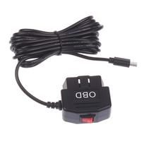 Obd To Type C Charger Power Cable For Dash Camera Car Dvr 24H Parking Car Accessories Battery Protection Onesize black