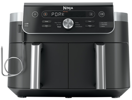 Karšto oro gruzdintuvė Ninja DualZone XL, DZ950EU, 9,5 l, 2470 W, juoda