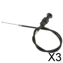 3x Cables Pw50 PW80 Mini Bike 500cc gray