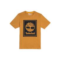Timberland Printed Casual Round Neck American Vintage Dopamine Short Sleeve T-Shirt Unisex T-Shirts Ginger-Yellow A2AJ1-P57 S black