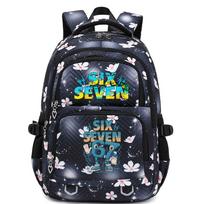 Vaikams Steal a Brainrot 67 Spausdintas Studentų Mokyklos Vandeniui Atsparus Kuprinė 44*34*17cm black