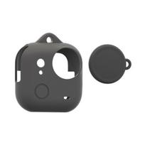 Silikoninis apsauginis dėklas Insta360 GO Ultra smūgiams atspariam veiksmo kameros apsauginiam dangteliui Odinis korpusas su objektyvo dangteliu Sportinės kameros priedai juoda