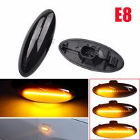Energijos taupymo dinaminis LED posūkio ženklo žibintas Šoninis žymėjimo žibintas Toyota Yaris RAV4 2005 2006 2007 2008 2009 Auris COROLLA black
