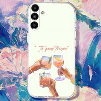 A-Aperol Art S-Spritz Phone Case For Samsung S30,S25,S24,S23,S21,S22,S20,S10,5G,FE,lite,PIus,Ultra Transparent Cover SamsungS20plus5G
