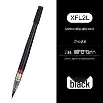 Pentel Japanese-Style Calligraphy Brush Pen with Large Capacity Cartridge black