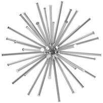 Dandelion Fountain Nozzle Stainless Steel High Strength Long Lasting Pond Water Spray Sprinkler for Gardening G1in gray