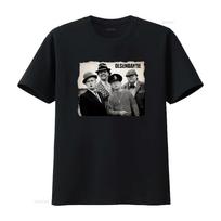 Classic Olsenbande Egon Benny Kjeld Børge Yvonne Black T Shirt 552 Retro Movie Gang Cotton abl S black