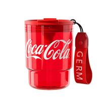 Germ x Coca-Cola Bamboo Style 375ml Water Bottle red