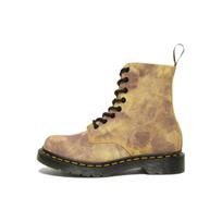 Dr. Martens 1460 Pascal Tie Dye Leather Lace Up Boots 'Burnt Yellow' Women's 27962745 36 beige