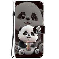 A16 A26 Gyvūnų dėklas Liūtas Panda Odinis telefono dėklas Samsung Galaxy A36 A56 A26 5G A16 4G Piniginė Atverčiamas Coque Kortelių apsaugos dėklai Artificial Leather&Galaxy A16
