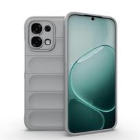 Pilnas dėklas Oppo A6 Pro telefonui, atsparus smūgiams, minkšto silikono, dengiantis visą galinę dalį, skirtas Oppo A6 Pro, dangtelis Oppo A6 Pro telefonui Oppo A6 Pro 4GGlobal gray