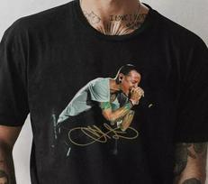 Chester Linkin Park Marškinėliai, Chester Bennington Unisex Marškinėliai, S-5XL Unisex Marškinėliai XXL gray