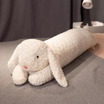 Kawaii ilga milžiniška garbanota gyvūno zuikio pliušinė pagalvė lėlė dramblys zuikis lokys dinozauras minkšta pagalvė namų dekoras palydėti miegą about 90cm