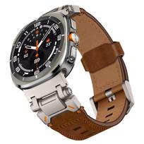 Leather Strap for Samsung Galaxy Ultra Watch 7 47mm Luxury Soft Band Bracelet for GALAXY Watch Ultra 7 47mm Watchband Wristband For Galaxy Ultra 47
