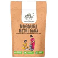 Saatyaki Naturals Organic Methi Seeds - 800gm | Preimium Quality Fenugreek Seeds | Sabut Methi Dana |Hygenically Packed and Perfect for Daily Cooking 800GM brown