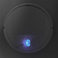 Buitinis automatinis išmanusis robotas siurblys USB šlavimo grindų valymo robotas black
