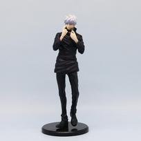 18cm Jujutsu Kaisen Gojo Satoru Veiksmo figūrėlė PVC Statulėlė Anime Kolekcijos Modelis Žaislas Dovana Gerbėjams black