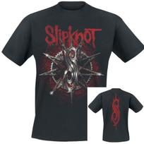 Msg Painting Slipknot Tshirt Unisex Women Vintage Metal Rock Band Graphic Tee Cotton Summer Streetwear Top S black
