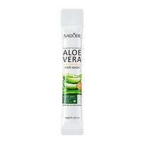 Aloe Vera Hair Mask 10g SADOER Softening Improves Frizz Portable 3PCS white