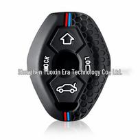 Silicone Car Key Case for BMW Models X3, Z3, and Series 3, 4, 5, 7 (E39, E46) - Two-Color Design juoda