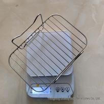Stainless Steel Three-Layer Air Fryer Dehydrator Rack gray
