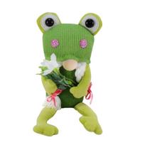 Frog Hat Gnomes Doll Frog Tomte Swedish Nisse Scandinavian Decoration Rudolph (Frog Hat) Fun Flower