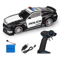 2024 m. Naujas 1/12 RC policijos automobilis 2,4 GHz itin greitas nuotolinio valdymo automobilių žaislas su šviesomis Patvarūs „Chase Drift Vehicle“ žaislai berniukams, vaikams Dovana balta