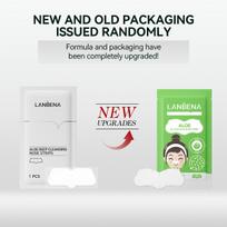 LANBENA Blue Chin & Forehead Peel-off Nose Mask Patches green