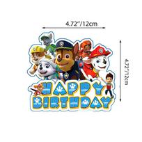 PAW Patrol Cake Topper Skye Birth Date Decoration PAW Patrol Theme Birth Date Celebration Decoration Children Celebration Supplies Infant Shower blue