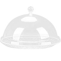 Plastic Dessert Servers With Seal Clear Cover European Styles Serving Dish For Fruits Pastries And Party Appetizers small