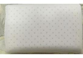 Natural Latex Neck Support Pillow for Adults and Kids white